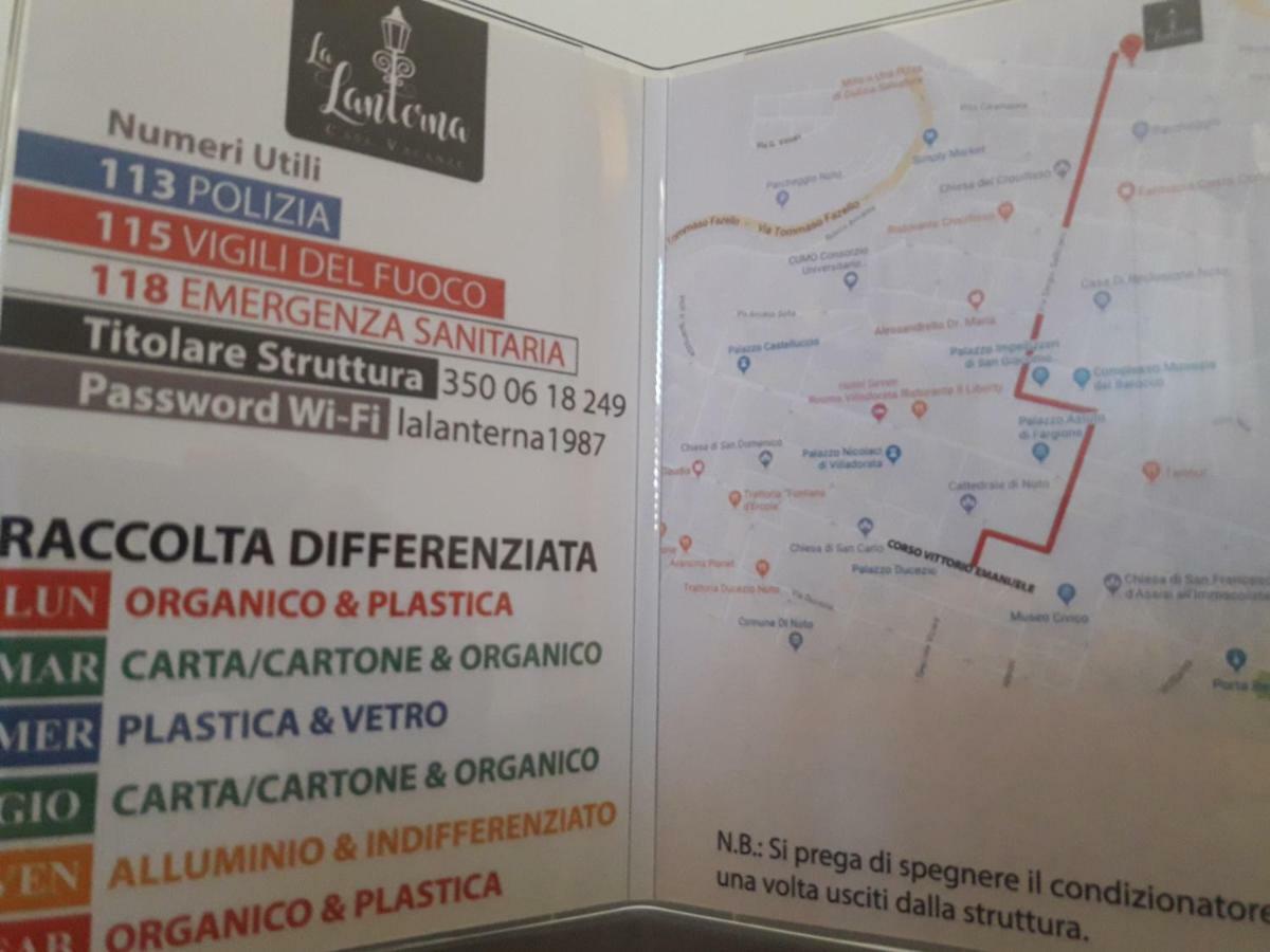 La Lanterna Casa Vacanze Διαμέρισμα Νότο Εξωτερικό φωτογραφία